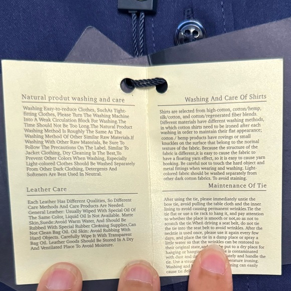 NEW O3 zoom from London Shirt Men's Button Up Long Sleeve blue Size : L - Picture 6 of 9